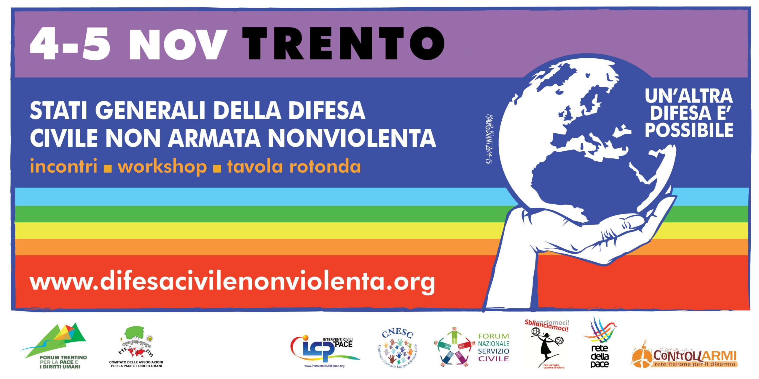 A Trento gli “Stati generali della Difesa civile non armata e nonviolenta”