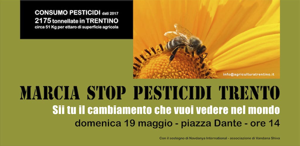 Marcia Stop Pesticidi a Trento, camminiamo insieme