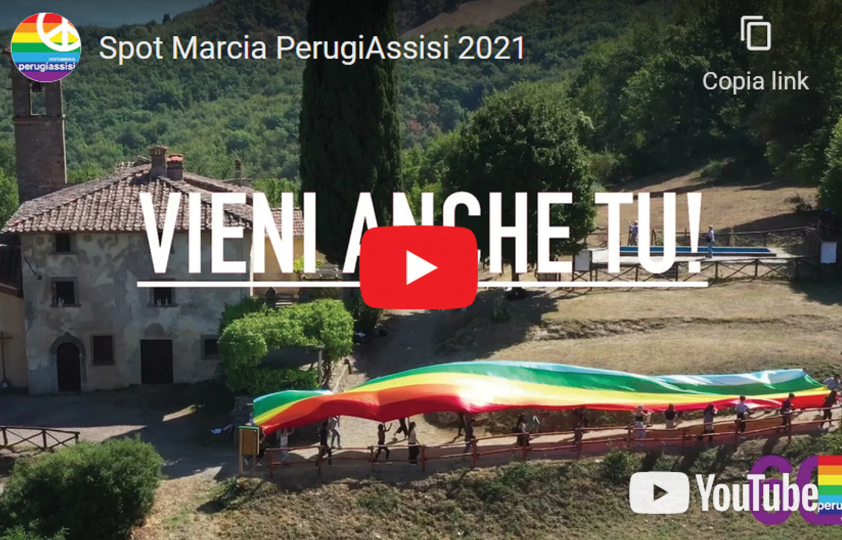 10 ottobre, partecipare alla marcia per la Pace Perugia Assisi