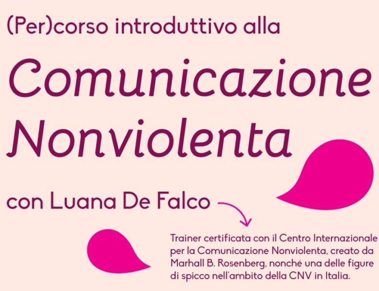 Per-corso su Comunicazione Nonviolenta (CNV)